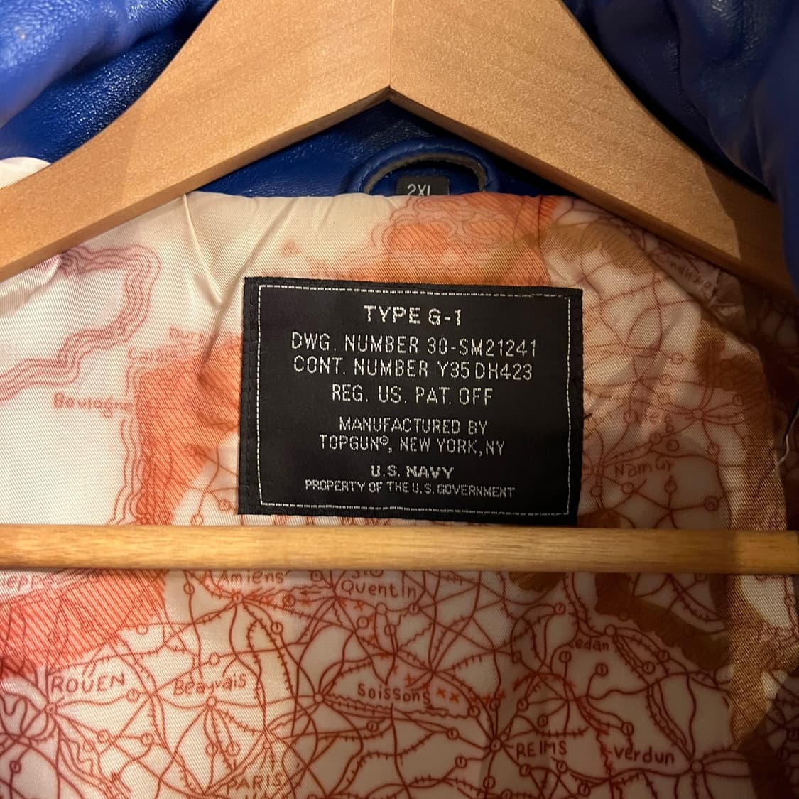 Top Gun Style G-1 Leather Flight Jacket 상품이미지6