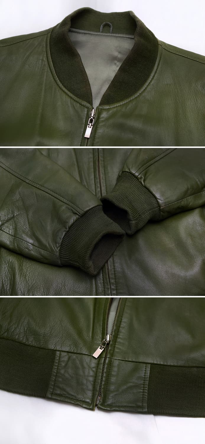 스끼아티 이태리 핸드메이드 양가죽 봄버 자켓 (50 / 105+) 상품이미지9