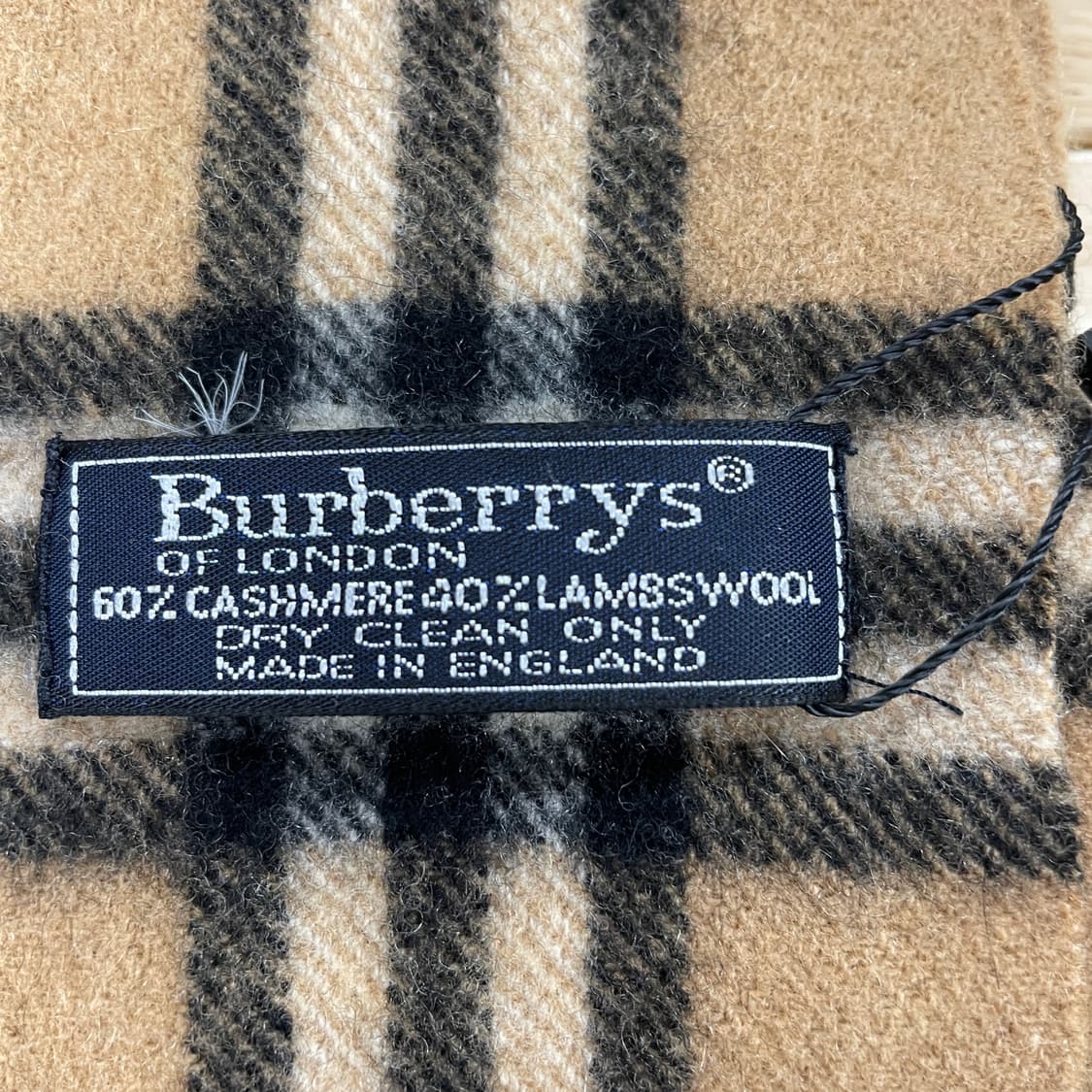 버버리 정품 램스울 /캐시미어 머플러 베이지 상품이미지3