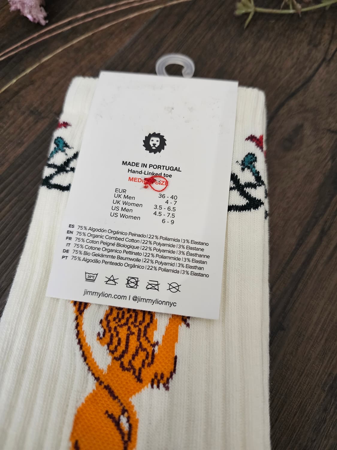 Jimmylion Crown Lion 양말M 상품이미지4