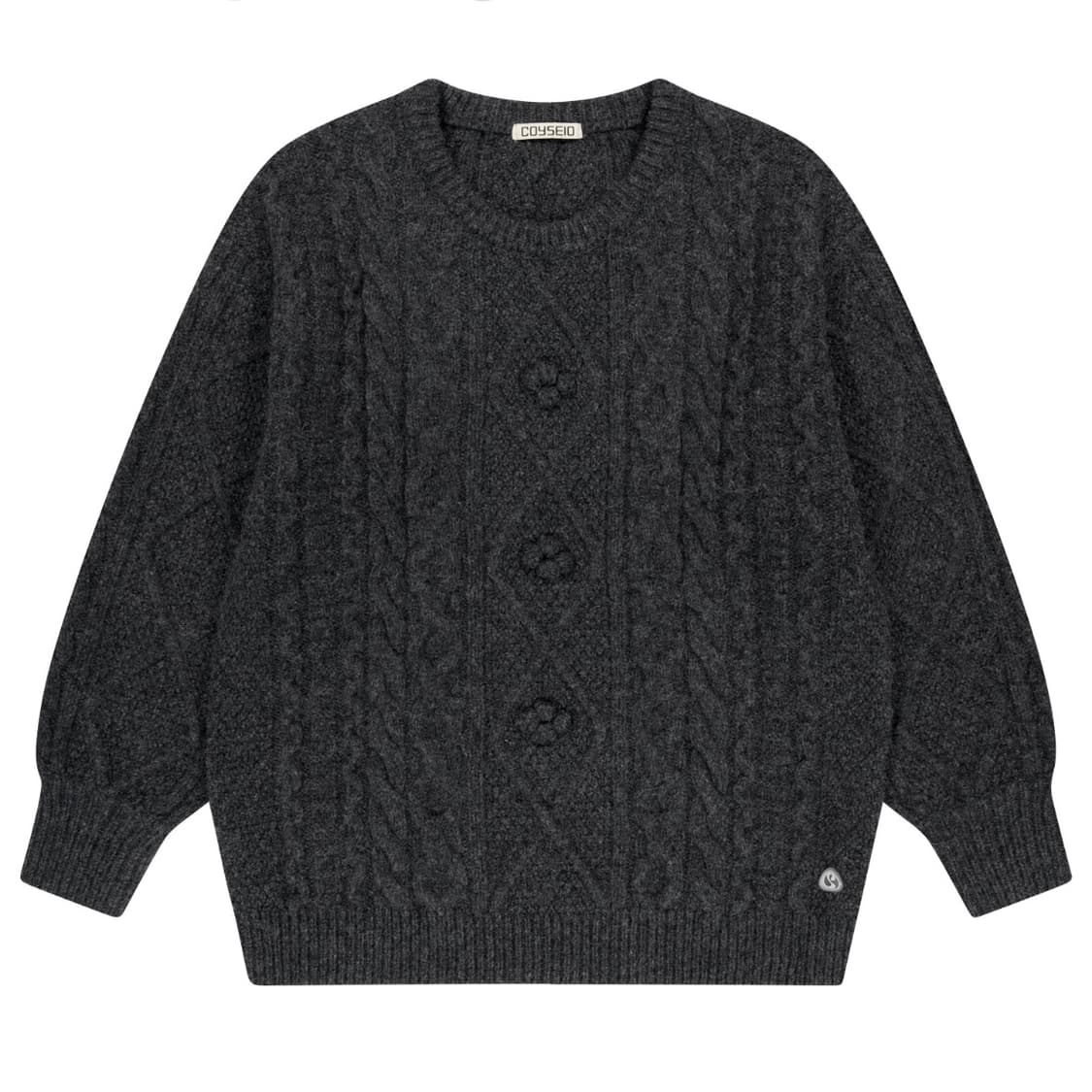 COYSEIO POMPOM CABLE KNIT 상품이미지1