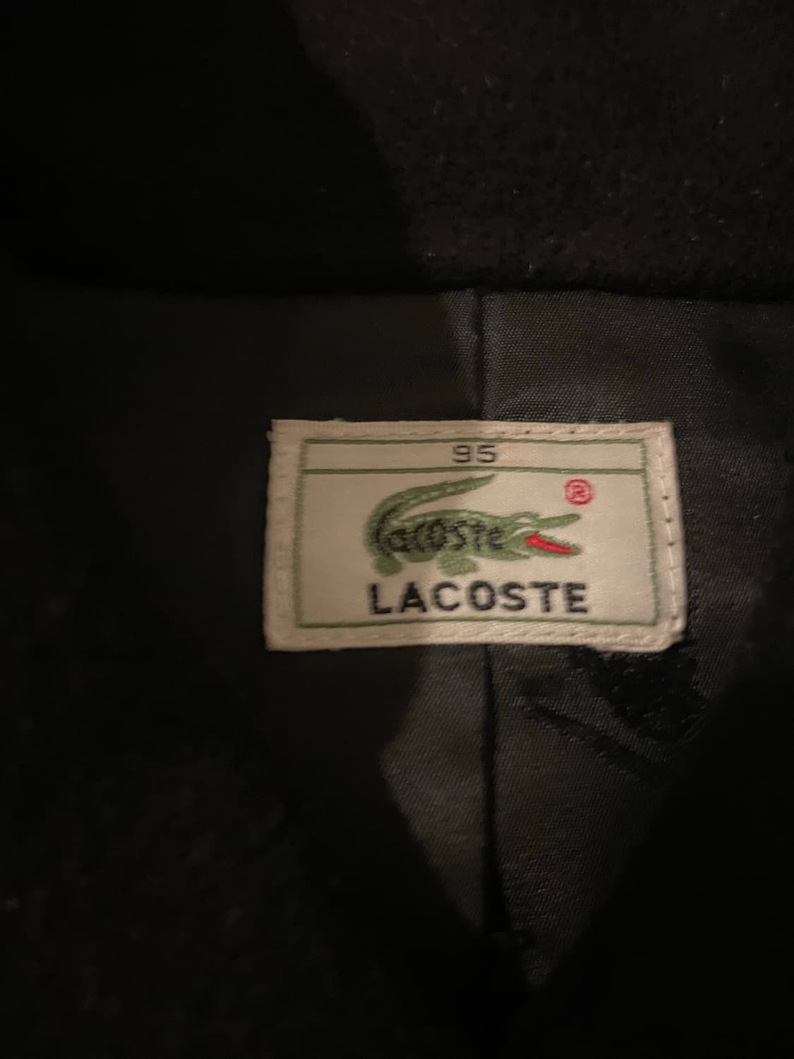 라코스테 울 자켓 블랙  상품이미지5