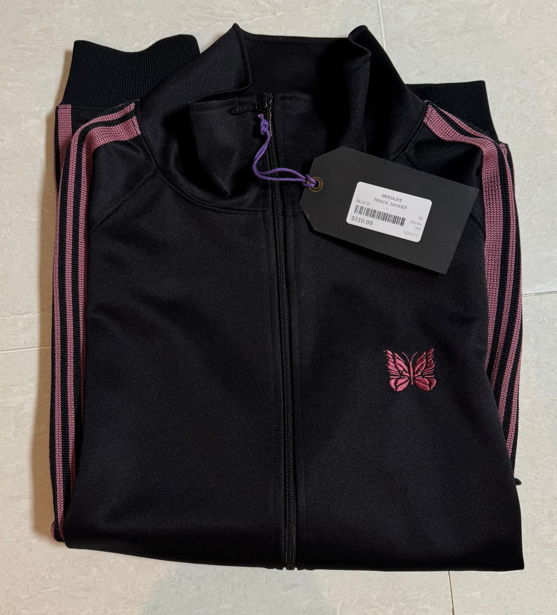 니들스 트랙 자켓 검핑/블랙 핑크 (XL) 상품이미지9