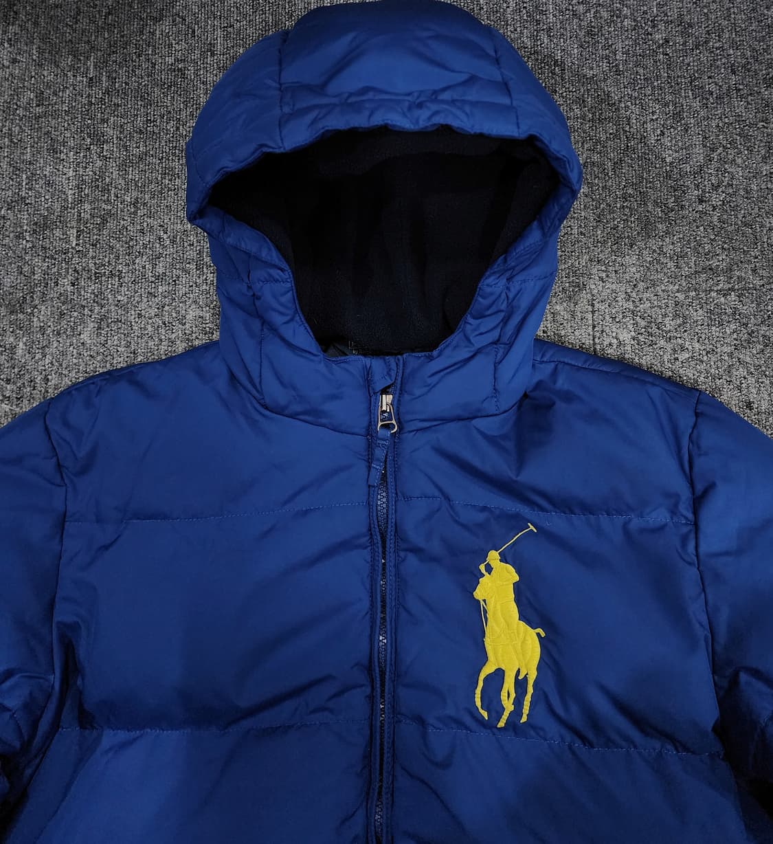 폴로 랄프로렌 빅포니 다운 후드 패딩 보이즈 XL 상품이미지4