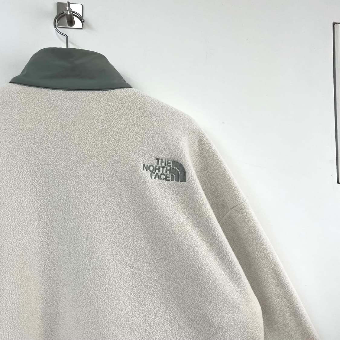 노스페이스 화이트 라벨 아이보리 카키 후리스 자켓 상품이미지5