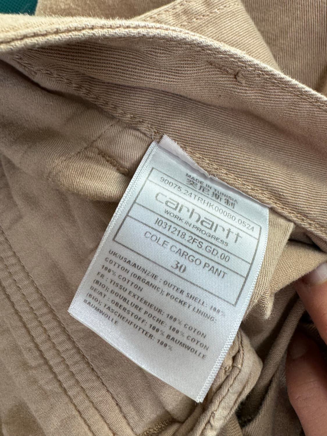 칼하트윕 콜카고 팬츠 모라가 30사이즈 칼하트wip cole cargo 상품이미지5