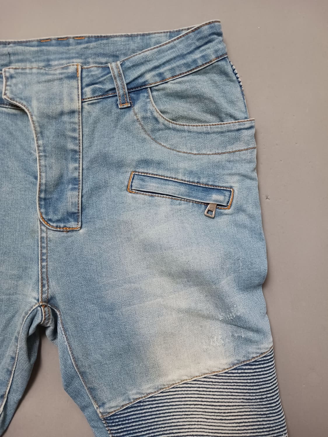 [30] 발망 워싱 바이커진 청바지 상품이미지4