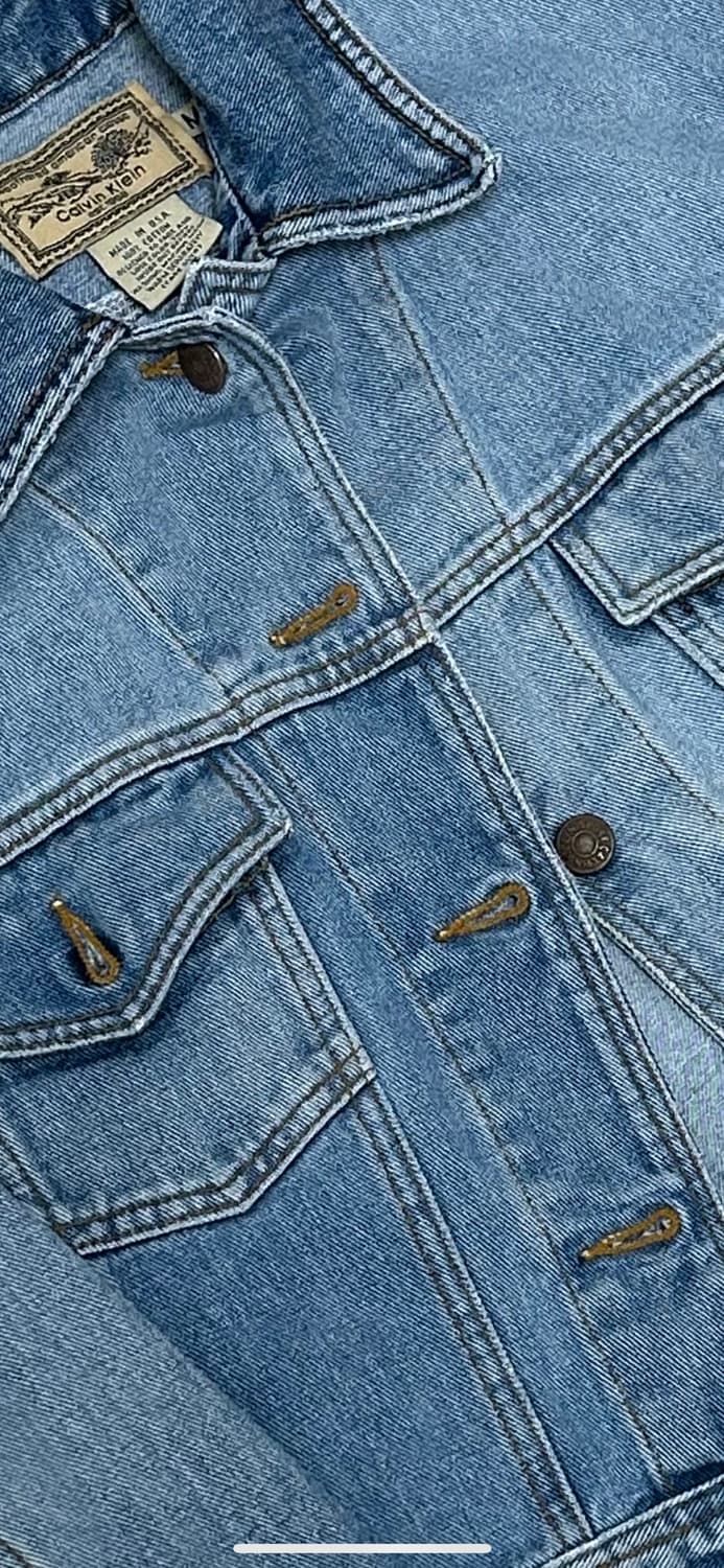 빈티지 USA 캘빈 클라인트러커 숏 데님자켓 상품이미지4