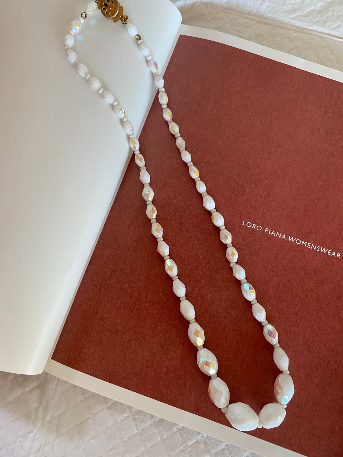 빈티지 오로라 비즈 목걸이 상품이미지5