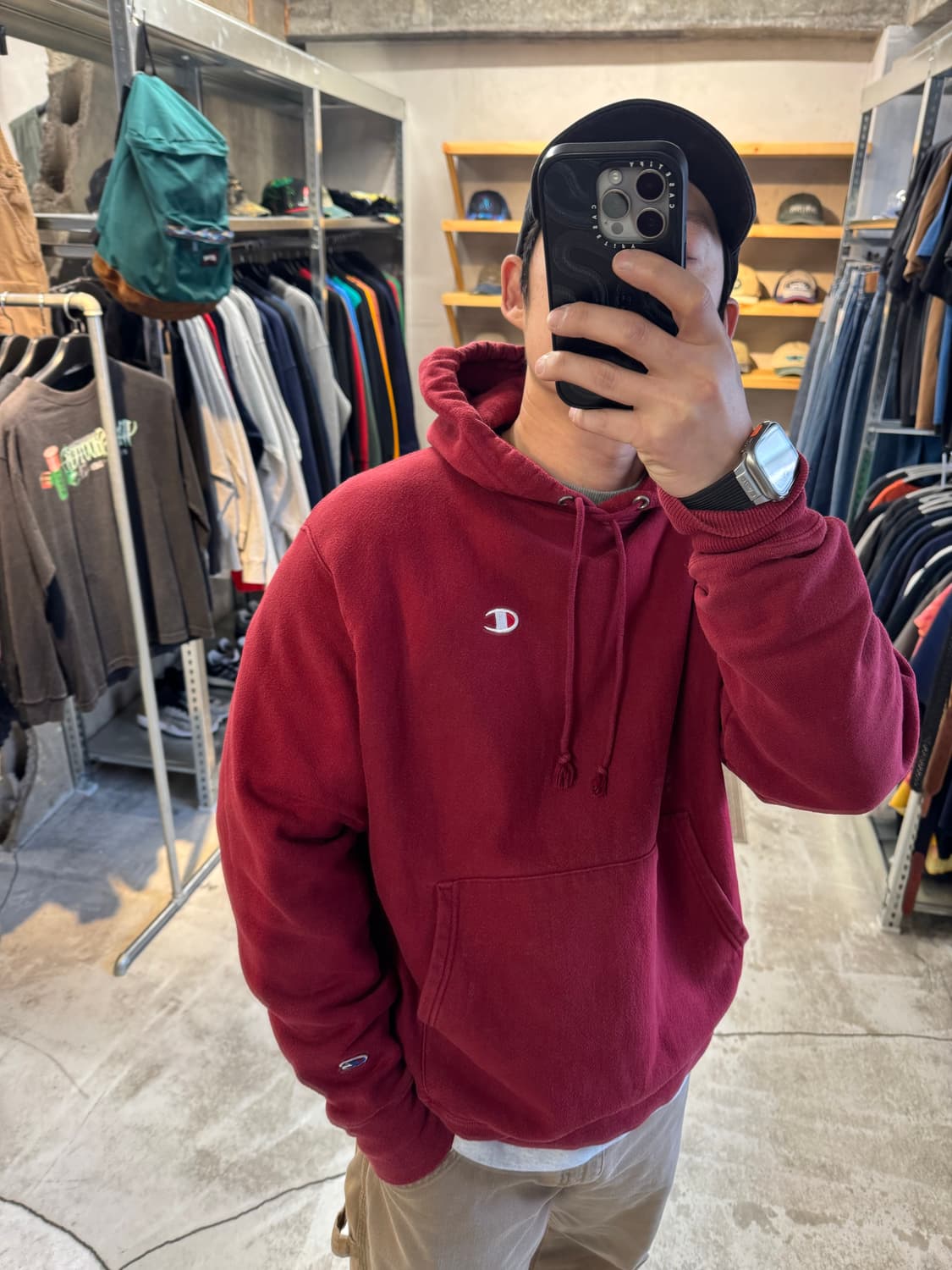 00s 챔피온 리버스위브 헤비코튼 후드티 상품이미지2