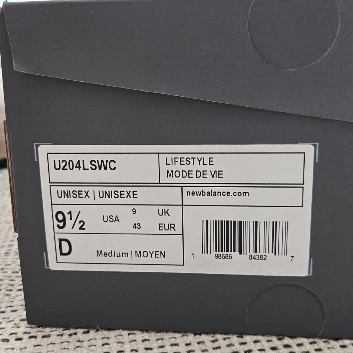 뉴발란스 204L U204LSWC 275mm 상품이미지9