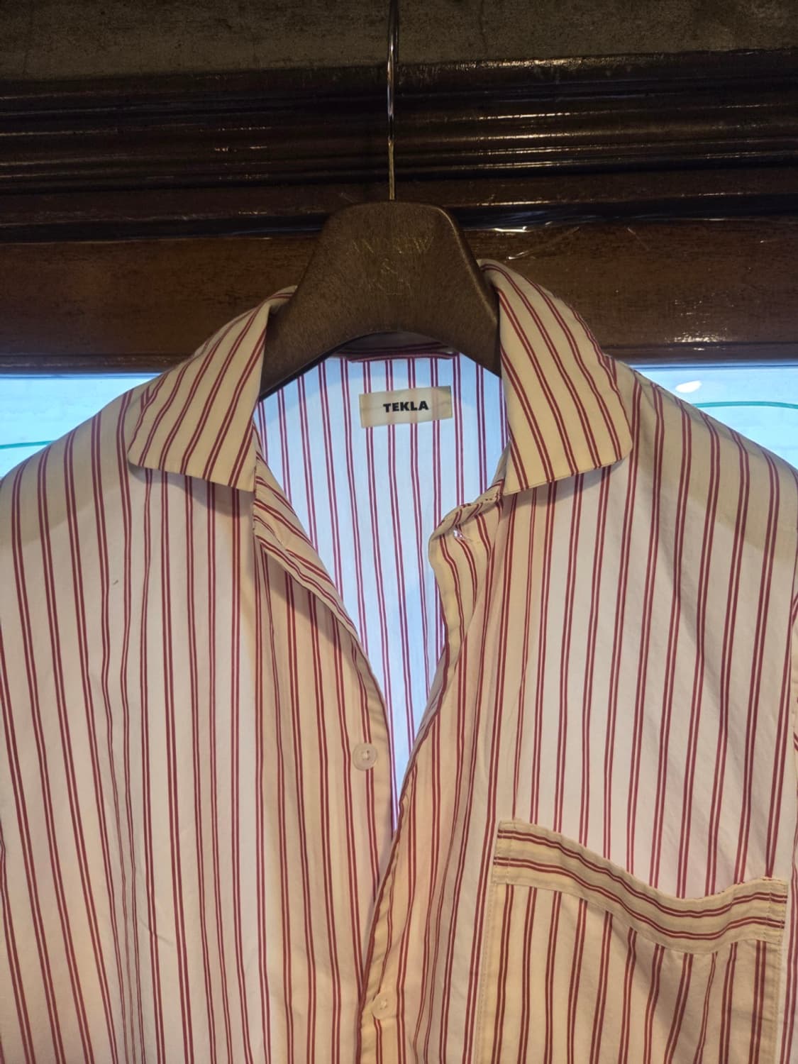 TEKLA 오픈칼라넥 셔츠  상품이미지5