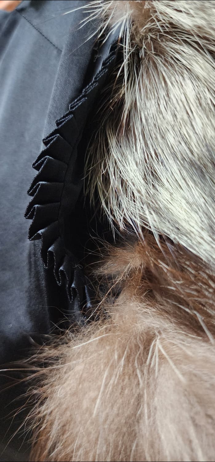 실버폭스 퍼 코트 상품이미지4