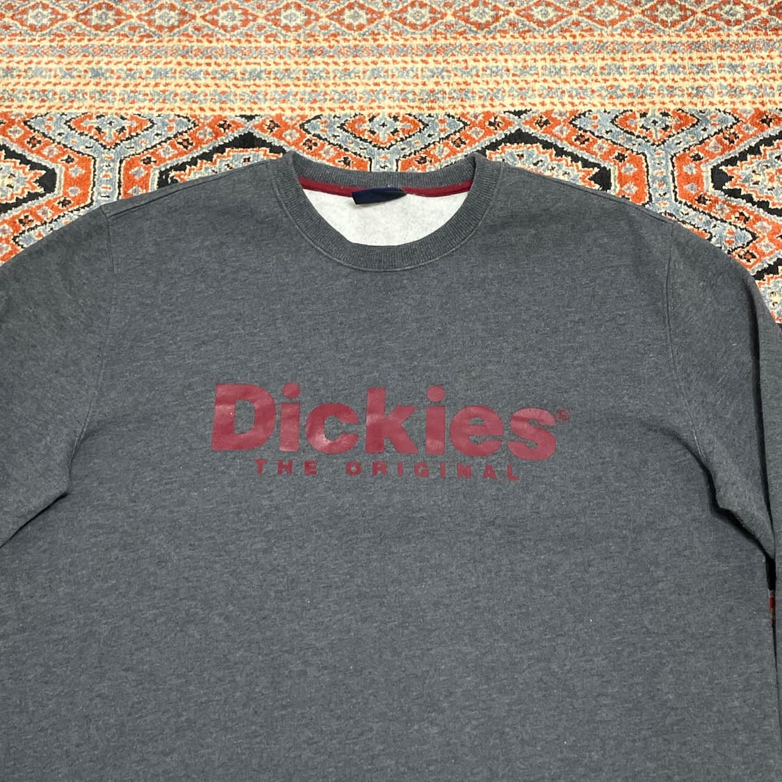 디키즈 스펠로고 차콜 기모 맨투맨 남성XL 상품이미지2