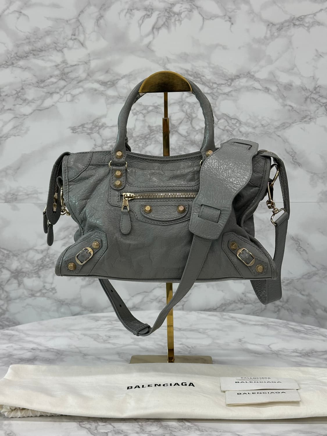 발렌시아가 모터 시티백 그레이 상품이미지1