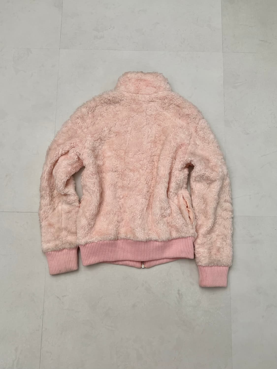 베이비핑크 에코 퍼 집업 상품이미지7