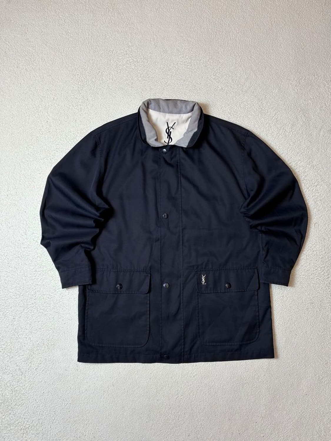 입생로랑 YSL 00s 자수로고 스윙톱 자켓 PN7523 상품이미지1