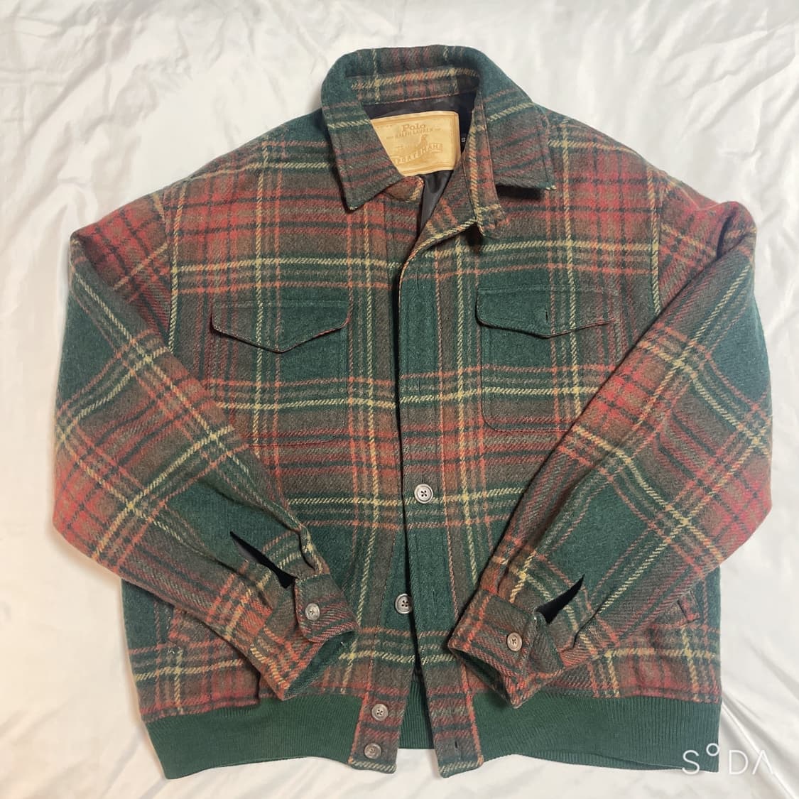 80‘s 폴로 빈티지 체크 자켓 S 상품이미지1