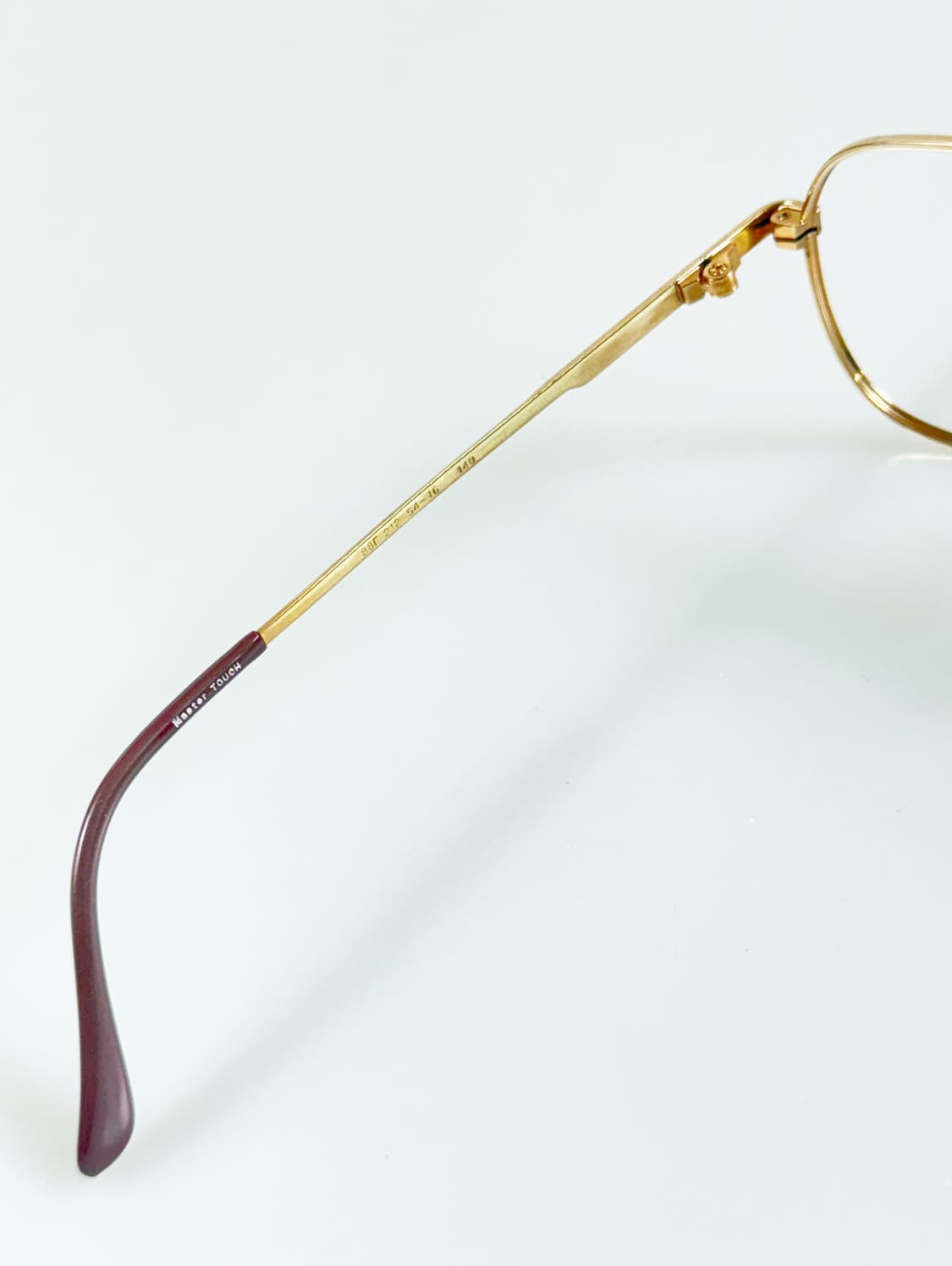 90s P.S.C FASHION 골드 메탈 보잉 빈티지 안경 상품이미지7