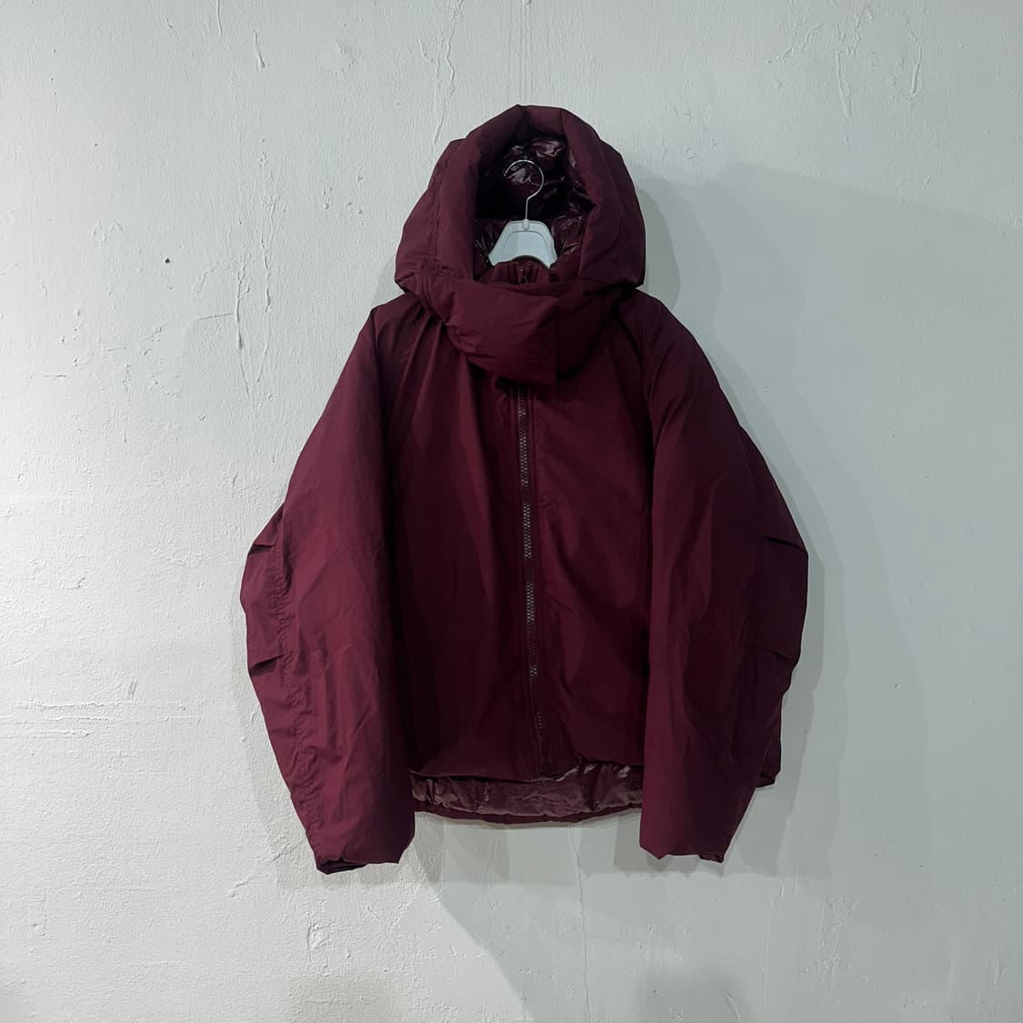 유니클로U 퍼플 숏패딩 남여공용M 상품이미지1