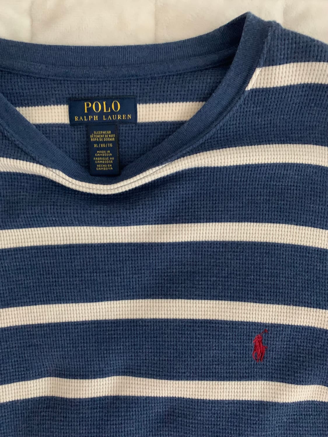 폴로랄프로렌 와플 스트라이프 롱슬리브 엄성현 상품이미지2