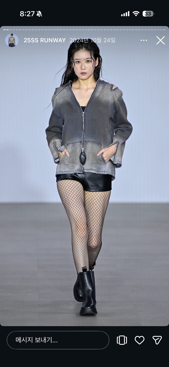 몸만와 4WAY ZIP-UP HOODIE (COTTON DENIM) 1 상품이미지4