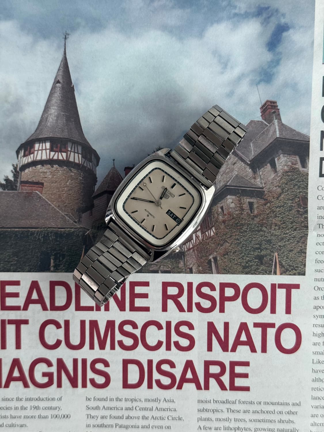 세이코 Seiko 5 오토매틱 스퀘어 상품이미지2