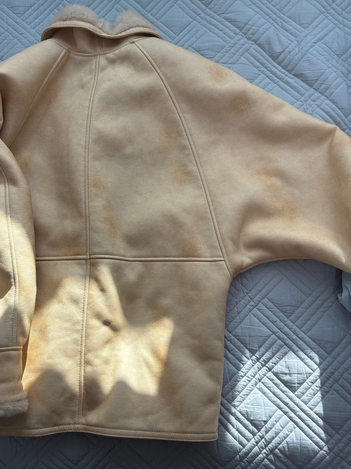 Le 무스탕 자켓 (Begie) 상품이미지4