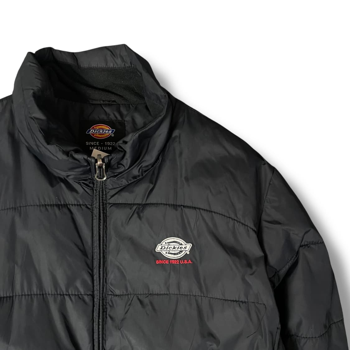 디키즈 화이트로고 베이직 경량 패딩 M 상품이미지3