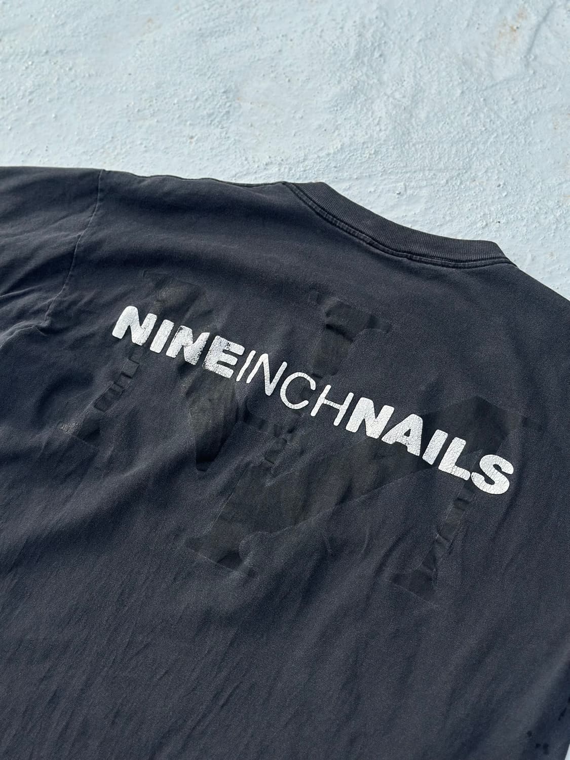 90s 나인 인치 네일스 Nine inch nails 밴드티 XL 상품이미지5