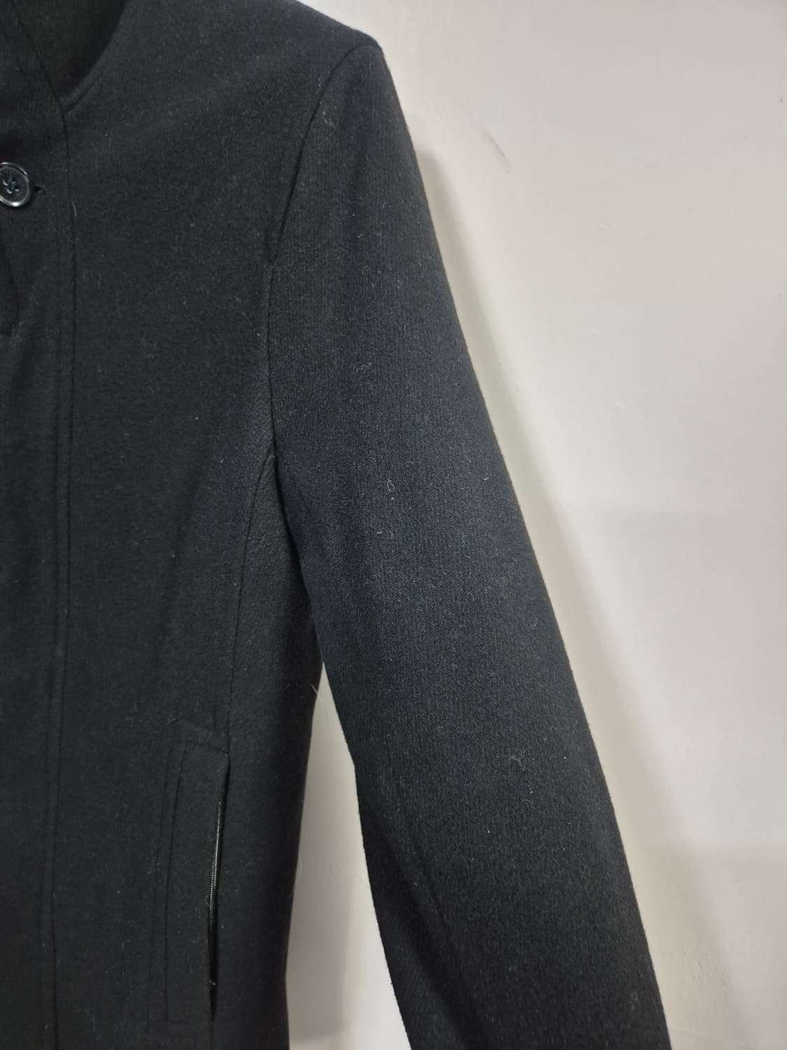 질스튜어트 그레이 모직 코트 상품이미지4