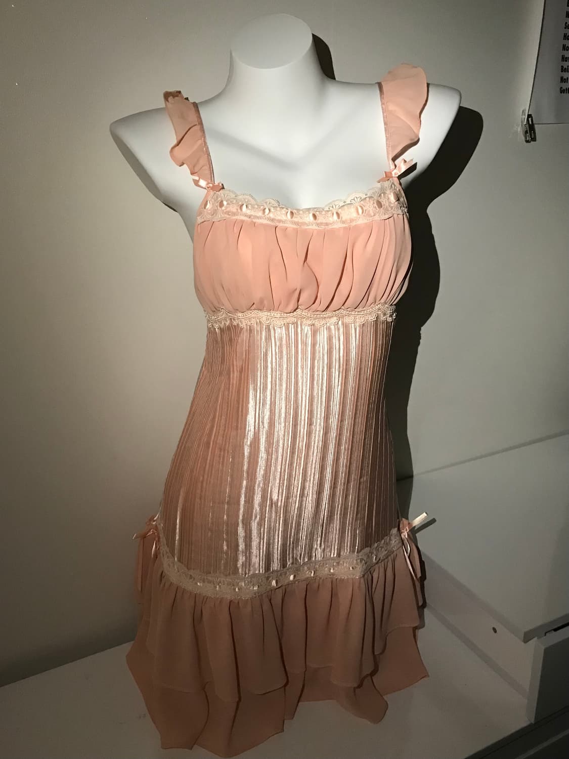 eblin pink sleeveless dress 상품이미지3