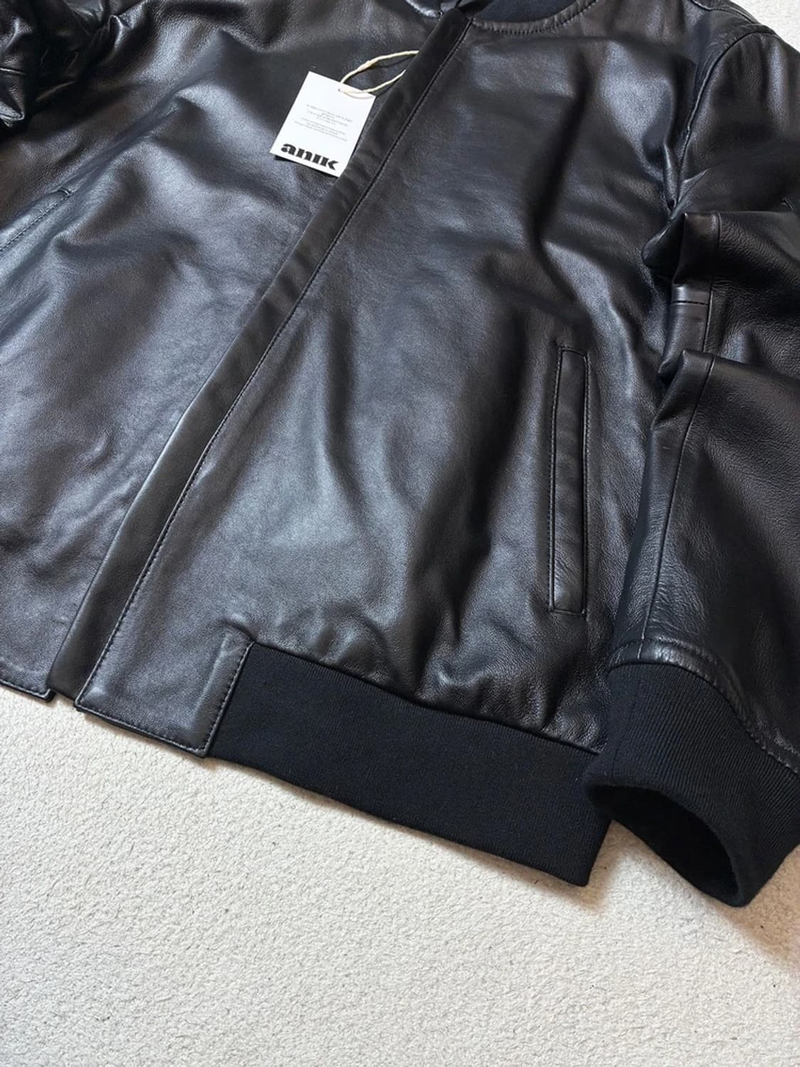 헤스티지 00's MA-1 양가죽 블루종 자켓 PN7989 상품이미지3