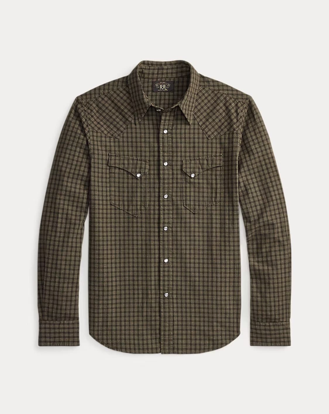 RRL 더블알엘 슬림핏 체크 웨스턴 셔츠 L사이즈 신품 상품이미지1