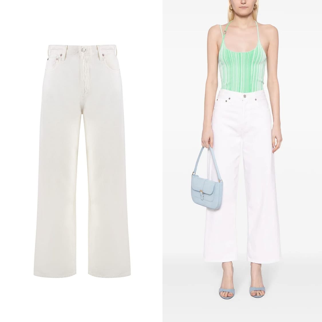 에이골디 24 오프 화이트 데님 진 (26) 상품이미지2