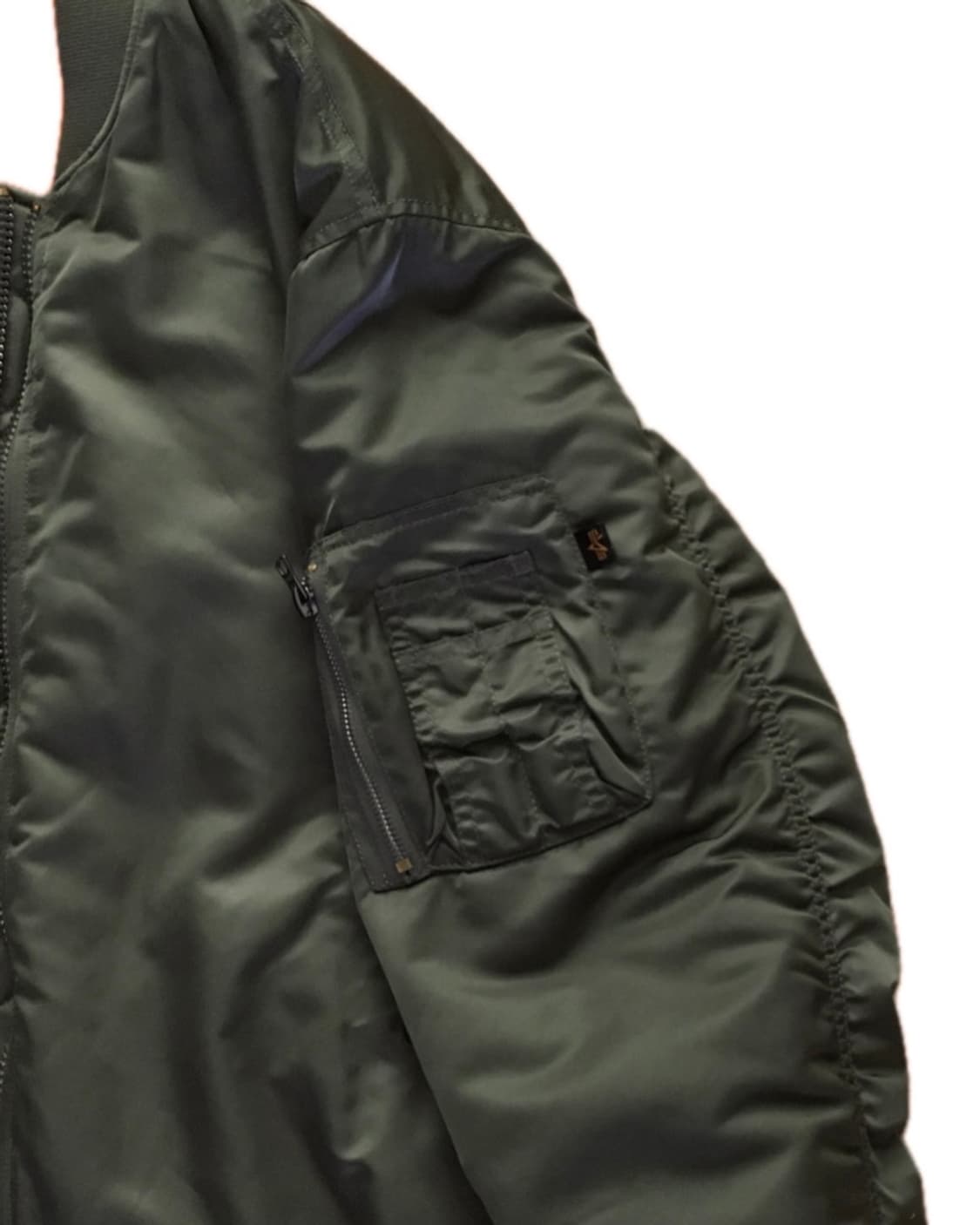 알파인더스트리 MA—1 / 세이지 그린 / M-L 상품이미지2