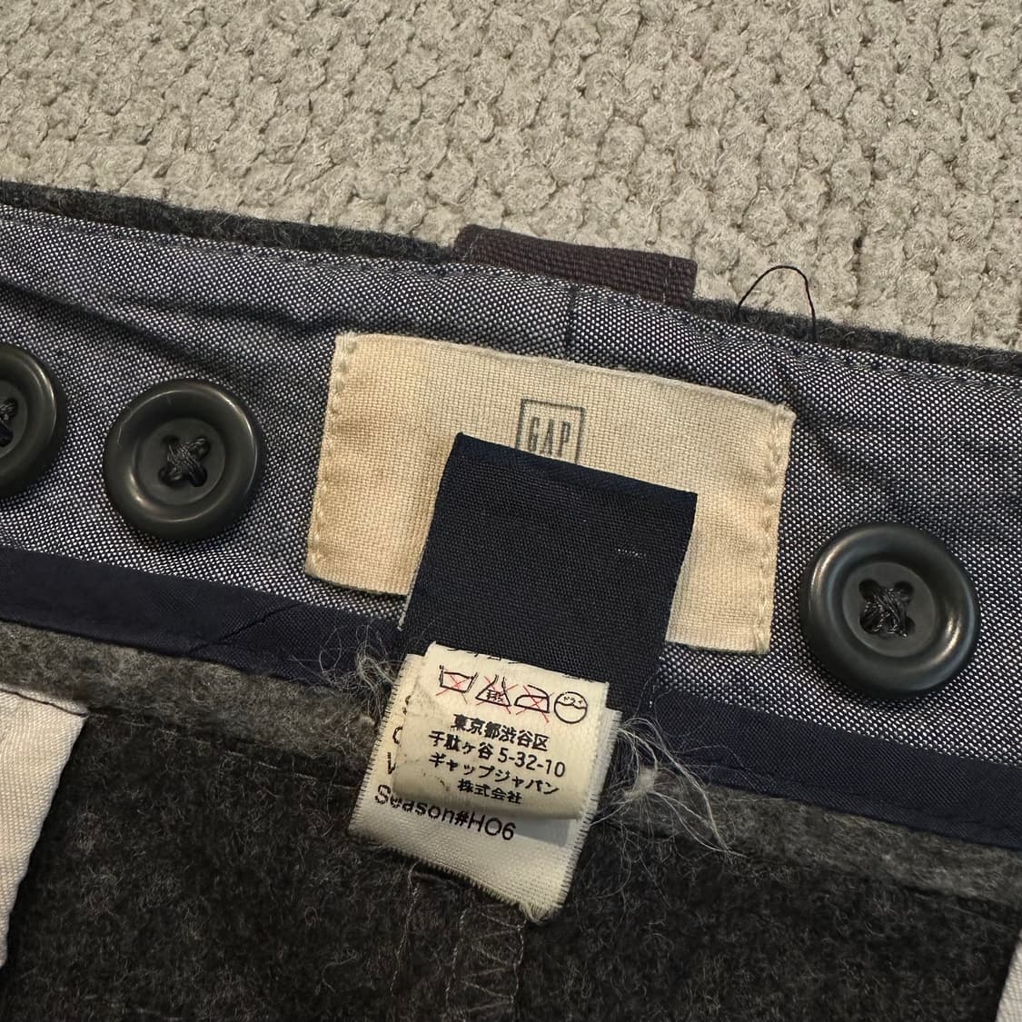 올드갭 GAP 울 세미플레어 카고 팬츠 상품이미지6