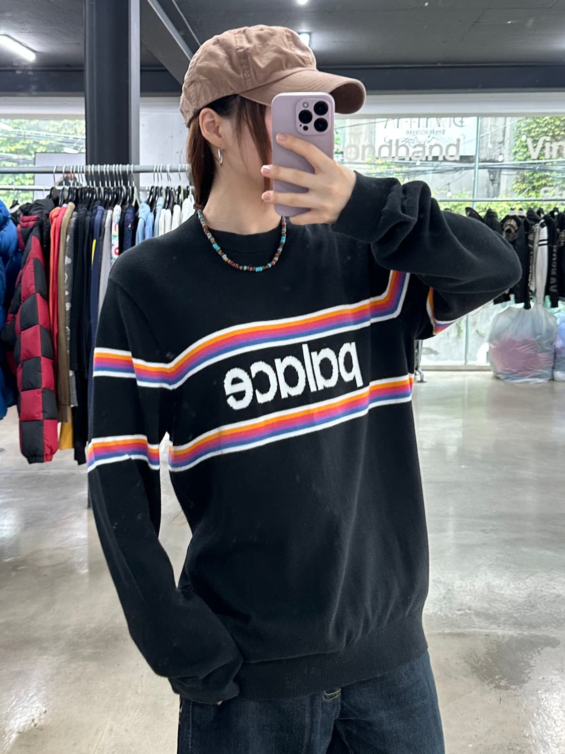 팔라스 17SS 멀티 스트라이프 스웨터 상품이미지3