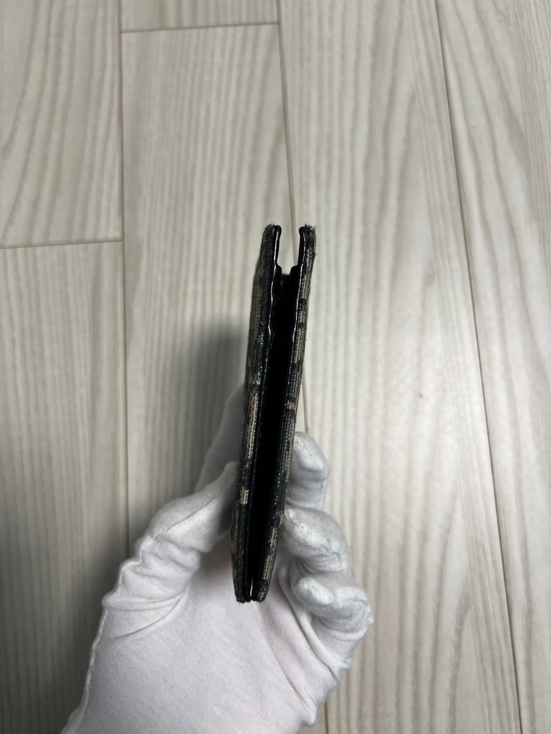 디올 오블리크 자카드 오거나이저 지갑 상품이미지4