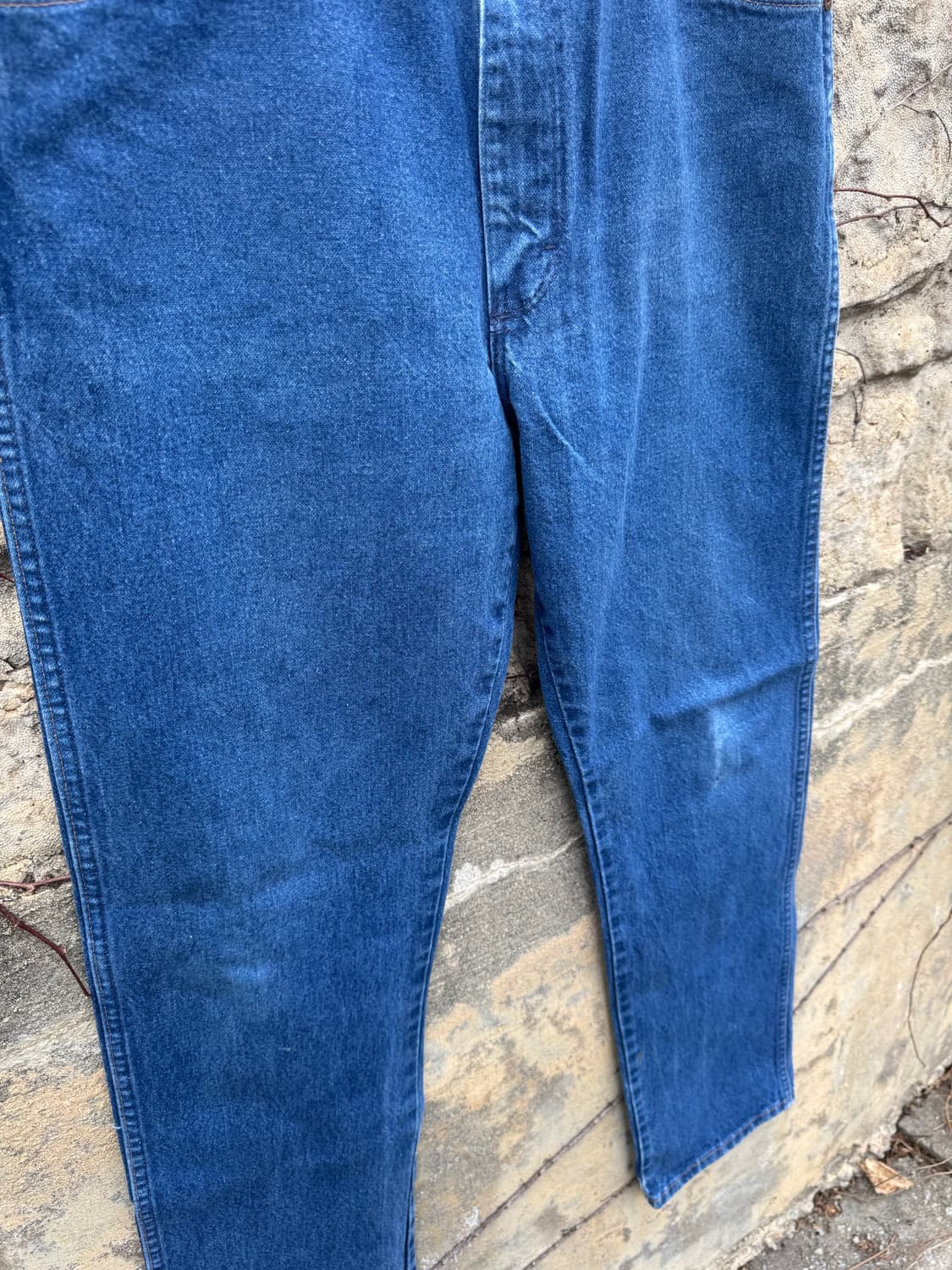 90s 랭글러 빈티지 13mwz 카우보이컷 usa 워싱 데님 팬츠 상품이미지4