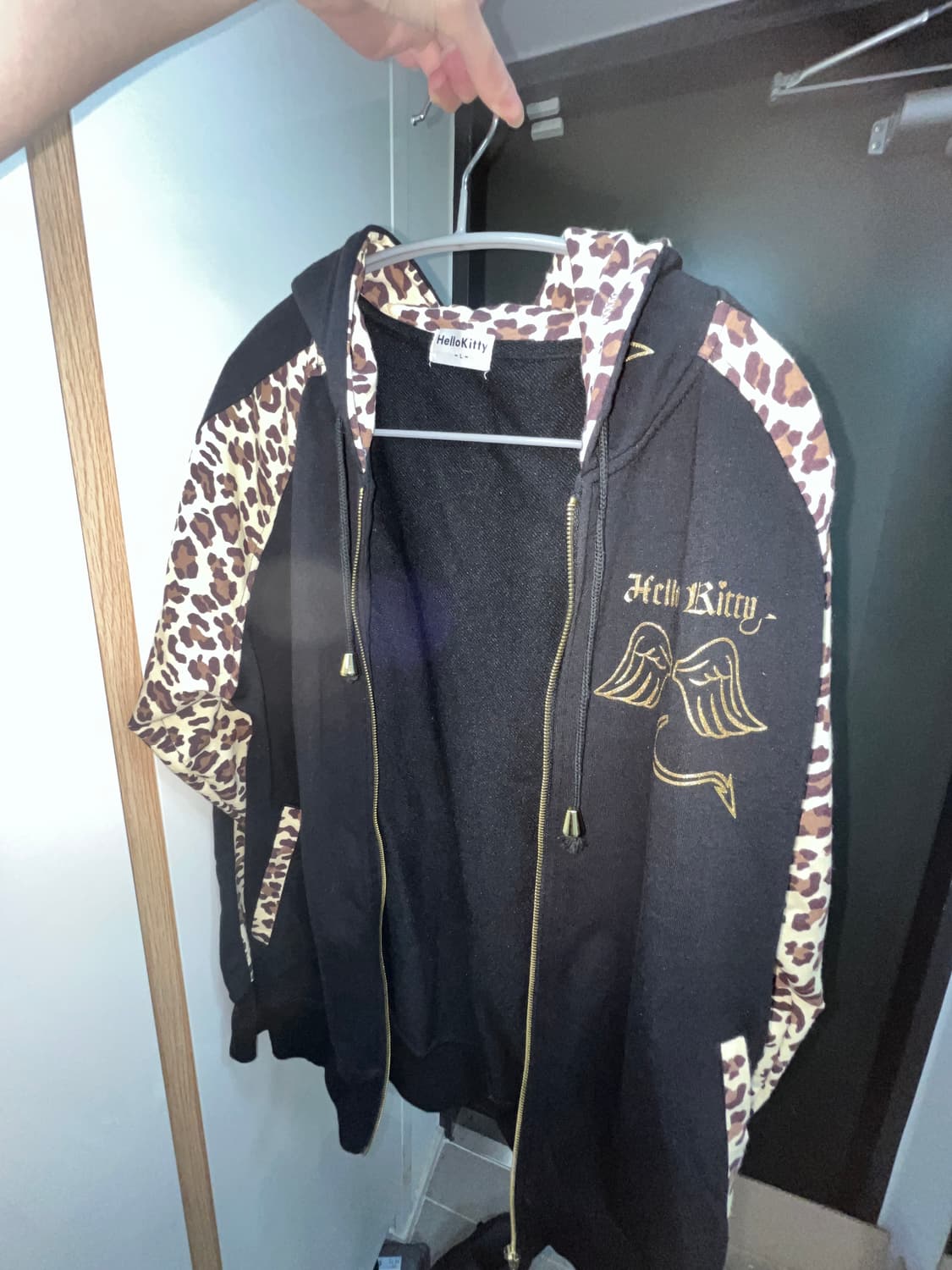 헬로키티 호피 셋업  갸루 상품이미지2