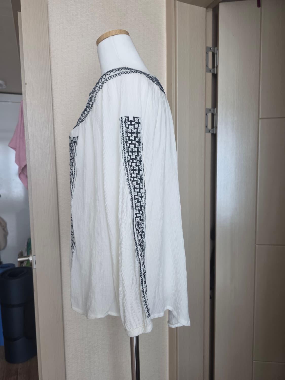 플라스틱아일랜드 에스닉 블라우스 2종 상품이미지3