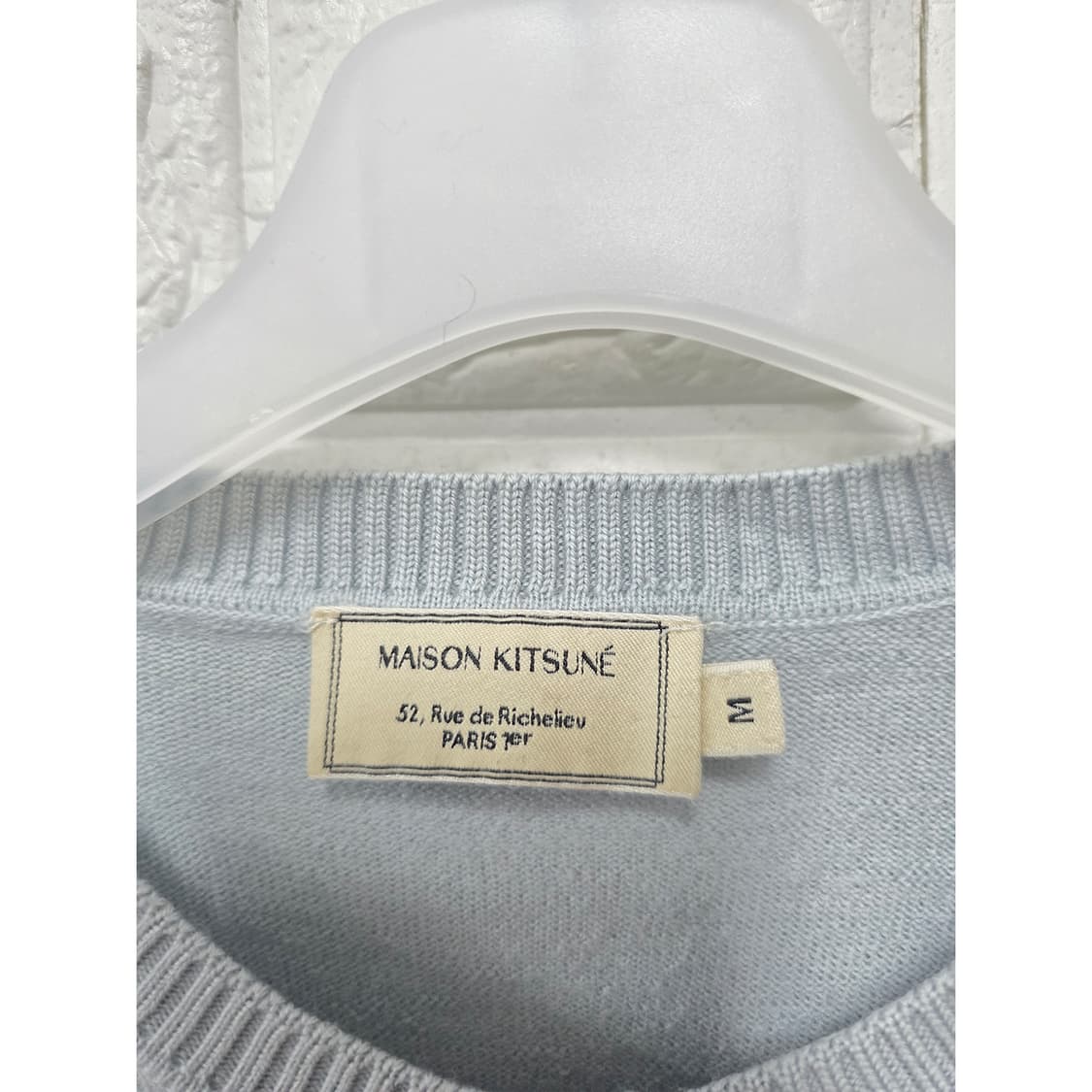 택포) 메종키츠네 폭스 패치 가디건 M 상품이미지2