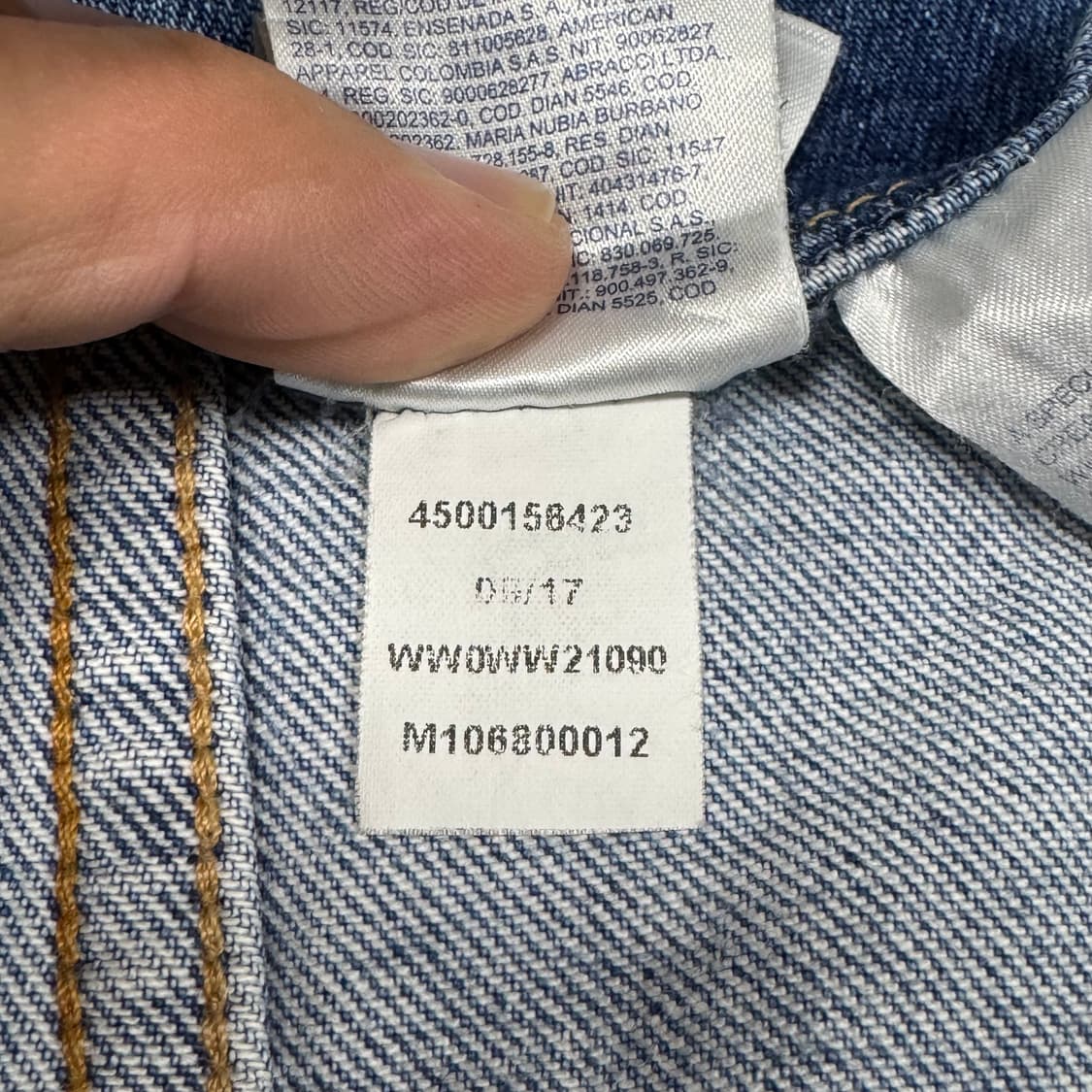 (바배) 타미 힐피거 자수 스커트 상품이미지4