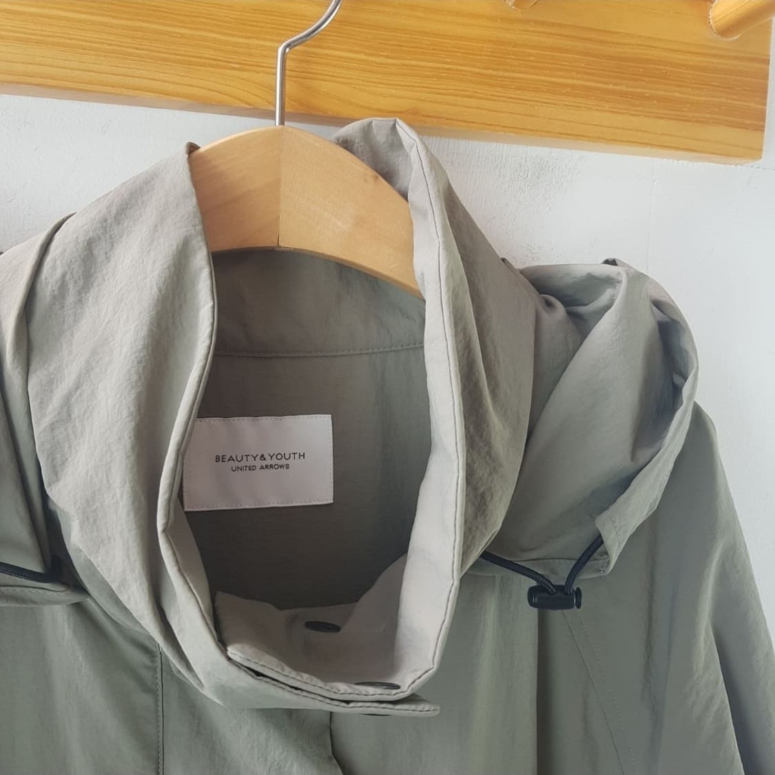 뷰티앤유스 나일론 후드 코트 상품이미지5