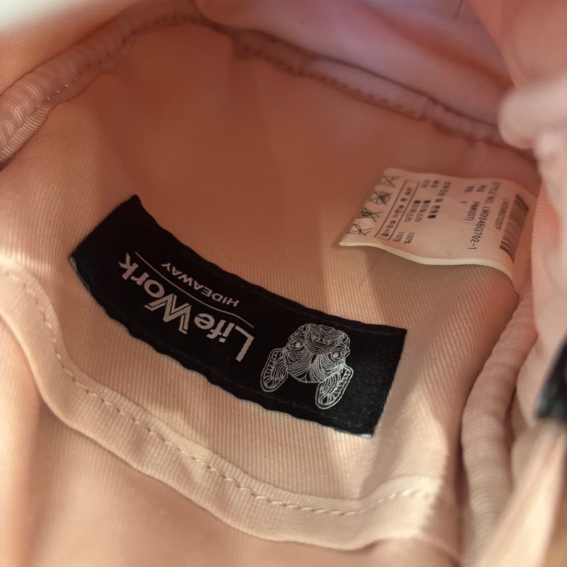 정품 라이프워크 뽀글이 크로스백     상품이미지8