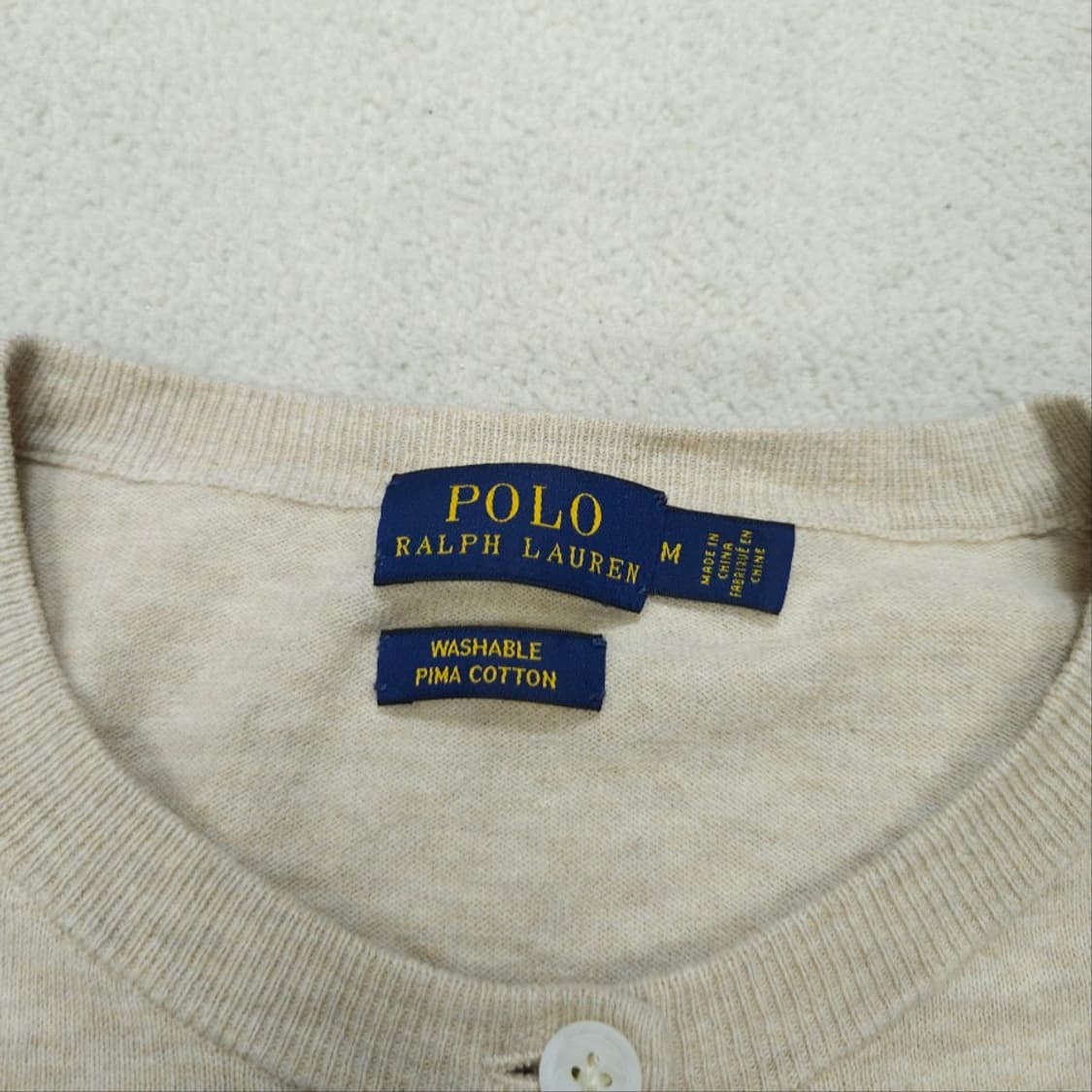 폴로 랄프 로렌 신형 피마 코튼 가디건 M 상품이미지5