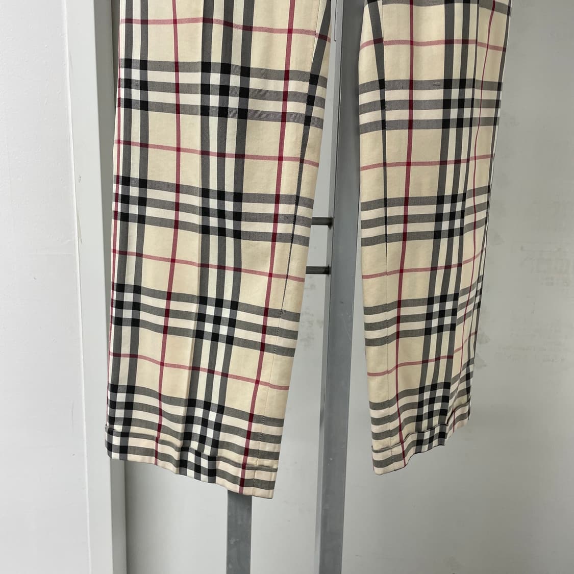 버버리 노바 체크 팬츠 베이지 M(W) 상품이미지3