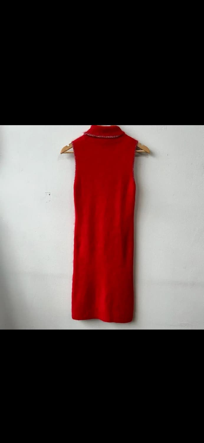 꾸레쥬 니트 슬리브리스 원피스 상품이미지7