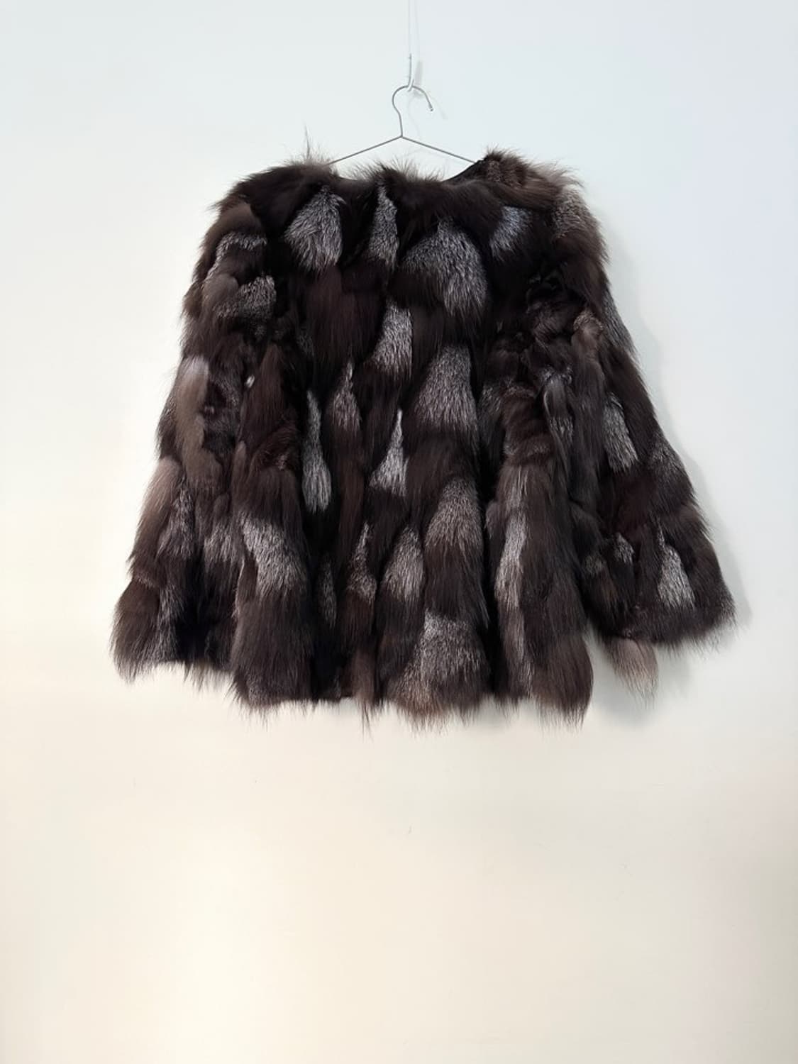 Milk touch fur jacket / brown & black 상품이미지4
